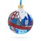 San Francisco, California, USA Glass Christmas Ornament 3.25 Inches